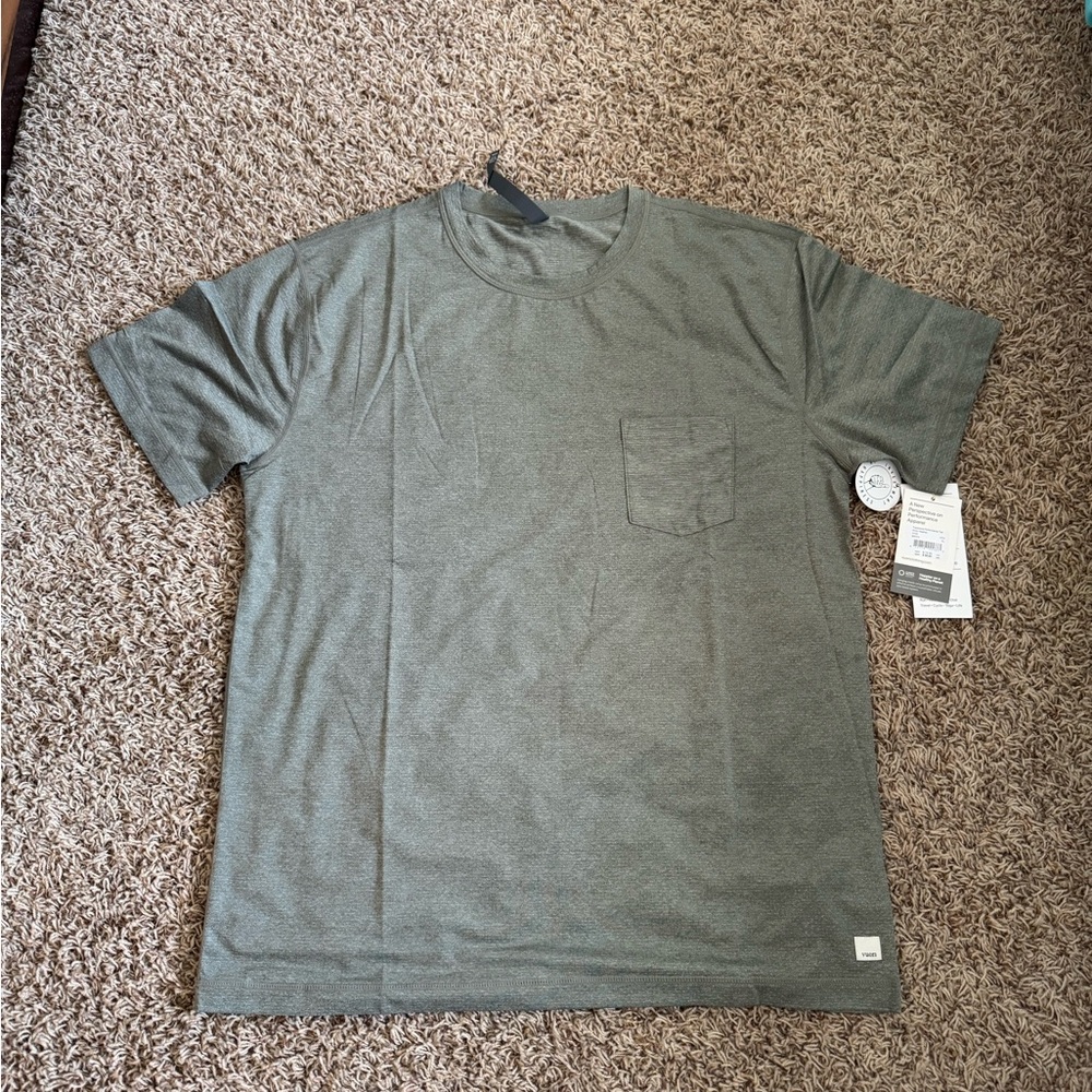 Gray Vuori Pocket T-Shirt